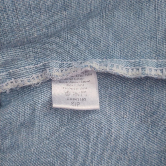 BH Jeans Canada Denim Blue Sleeveless Jean Jacket S - Picture 8 of 8